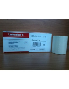 ESPARADRAPO TELA 5CMX5M LEUKOPLAST 1 UD  BLANCO HOSPITAL...