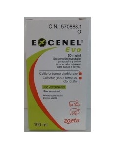 EXCENEL EVO 50MG 100 ML 