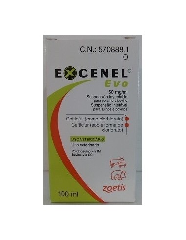 EXCENEL EVO 50MG 100 ML 
