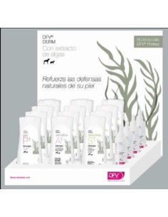 EXPOSITOR DFV CHAMPU 250ml + LOCION OTICA 125ml Regalo...