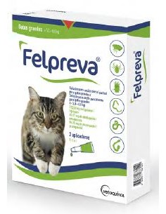 FELPREVA >5 - 8 Kg 2 PIP. Gatos grandes