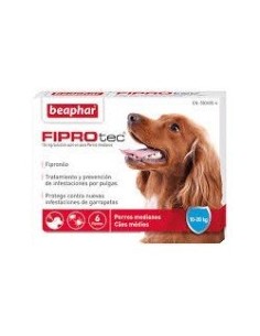 FIPROTEC SPOT ON PERRO MEDIANO 4PIPx 1.2ML mediano 10-20 kg