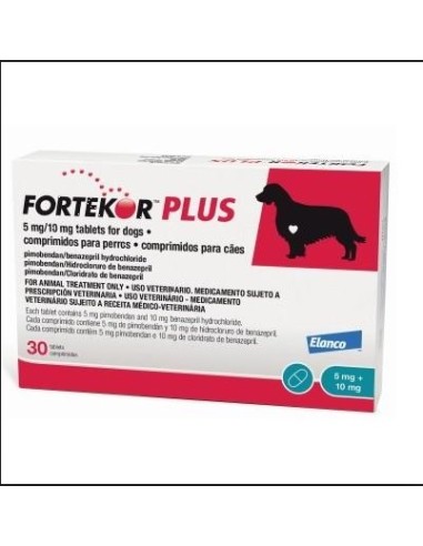 FORTEKOR PLUS 5 MG/10 MG 30 COMP Perro