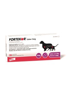FORTEKOR SABOR 5 MG 28 COMP Perro/Gato