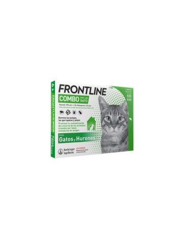 FRONTLINE COMBO GATOS 6 PIP. 