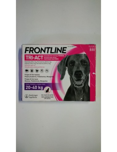 FRONTLINE TRI-ACT 20 -40 KG  3 PIP  