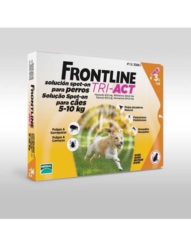 FRONTLINE TRI-ACT 5 -10 KG  3 PIP  