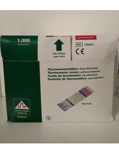 FUNDA PLASTICO TERMÓMETRO DIGITAL 1.000 UDS Desechables -...