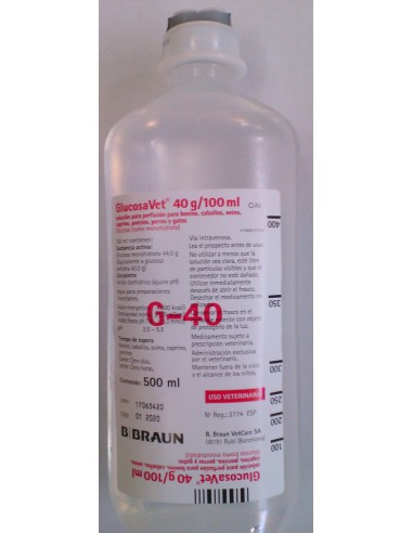 GLUCOSAVET 40g/100ml 500 ML 