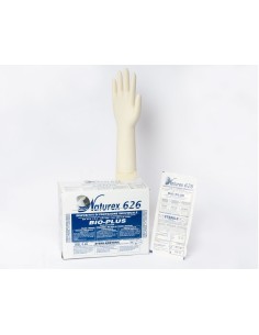 GUANTES CIRUGIA LATEX ESTERIL TALLA 8 SIN POLVO 50 UDS