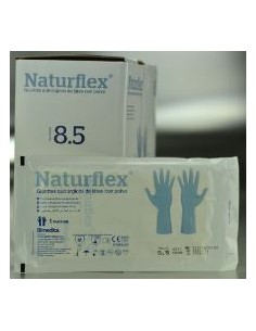 GUANTES CIRUGIA LATEX TALLA 8,5 CON POLVO 50 UDS