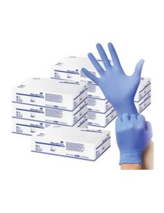 GUANTES NITRILO TALLA M SIN POLVO 100 UDS HARTMANN