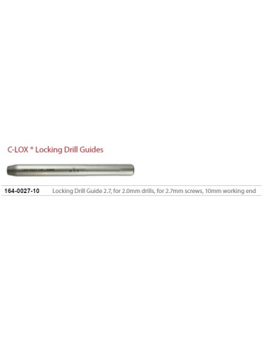 GUIA BROCA-C-LOX Locking Drill Guide 2.7 fur 2.0mm Drill, for 2.7 mm screws for 10mm working end