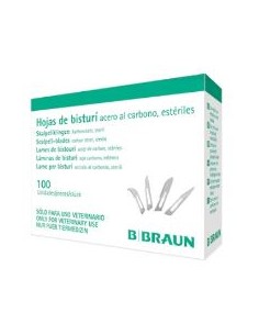 HOJA BISTURI Nº21 100 UDS BRAUN