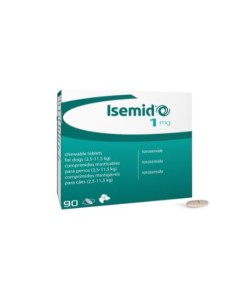 ISEMID 1MG  90C perros 2,5-11,5 kg