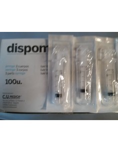 JERINGA 10ML TRES CUERPOS  LUER LOCK