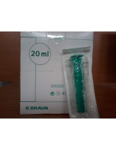 JERINGA 20ML DOS CUERPOS   LUER 100 UD INJEKT 2 cuerpos...