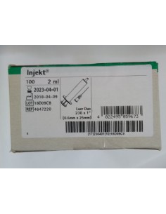 JERINGA 2ML C/AGUJA 5M 23GX1" C/100 INJEKT
