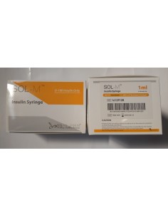 JERINGA INSULINA 1ML C/AGUJA 29G 0.33MM X 1.2MM  100...