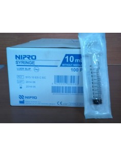 JERINGA TRES CUERPOS 10 ML  NIPRO