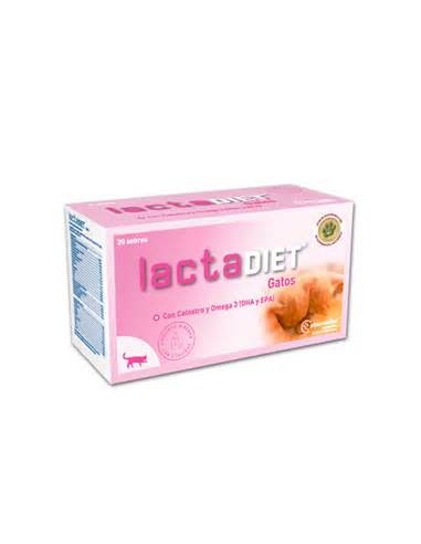 LACTADIET GATOS SOBRES 300 G CON CALOSTRO Y OMEGA 3