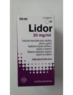 LIDOR 20 MG / ML 50 ML Lidocaina