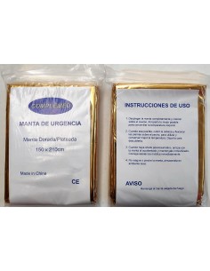 MANTA ISOTERMICA ORO/PLATA