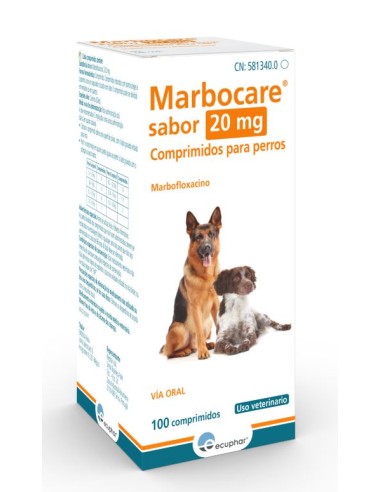 MARBOCARE SABOR 20 MG 100 COMPRIMIDOS 