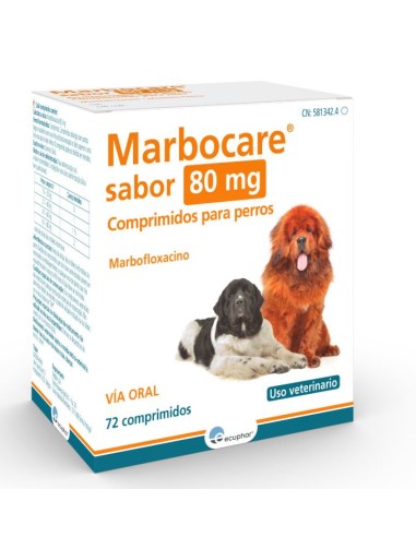 MARBOCARE SABOR 80 MG 72 COMPRIMIDOS 