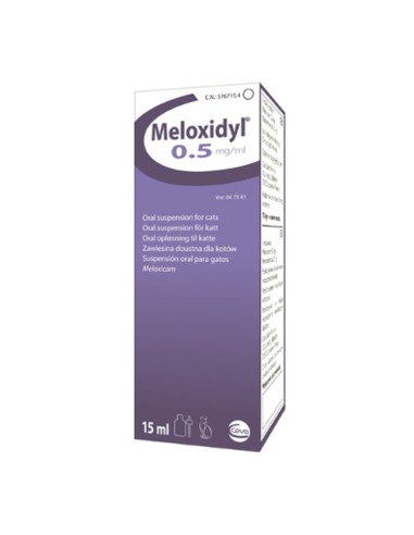 MELOXIDYL 0,5MG/ML 15 ML ORAL PARA GATOS 