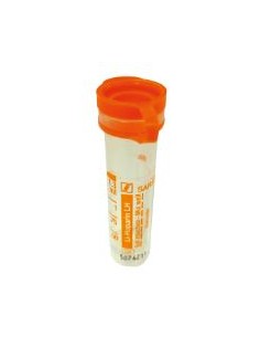 MICROTUBO HEPARINA LITIO 1,3 ML NARANJA 100 UDS