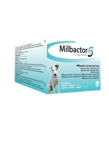 MILBACTOR PERRO PEQ-PUPPY 48 TABLETAS 