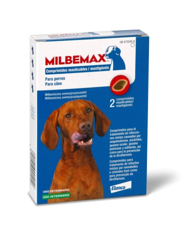 MILBEMAX MASTICABLE +5 KG 2 Comp PERRO GRANDE