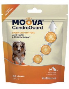 MOOVA CONDROGUARD MEDIUM & LARGE DOGS 50 CHEWS 