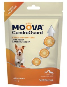 MOOVA CONDROGUARD SMALL & MINIATURE DOGS 60 CHEWS 