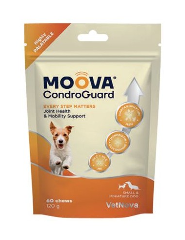 MOOVA CONDROGUARD SMALL & MINIATURE DOGS 60 CHEWS 