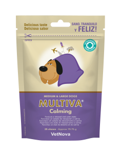 MULTIVA CALMING 25 CHEWS PERRO MEDIANO Y GRANDE 