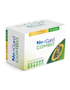 NEXGARD COMBO GATO 2.5-7.5 KG 15 PIPETAS 