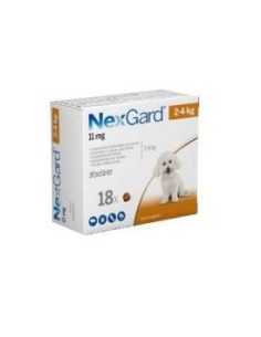 NEXGARD PERROS 2-4 KG  18 CPDS  