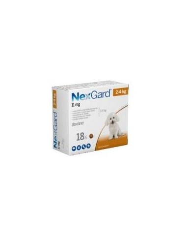 NEXGARD PERROS 2-4 KG  18 CPDS  