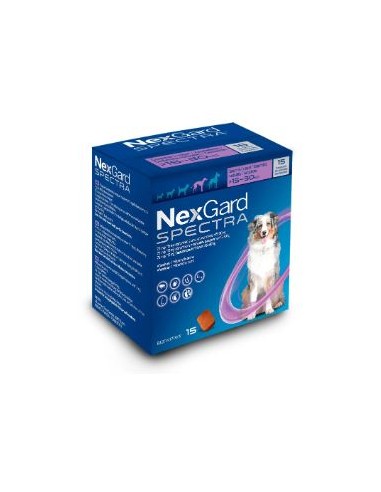 NEXGARD SPECTRA 15-30 KG 15 COMP 