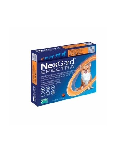 NEXGARD SPECTRA 2-3,5 KG 3 COMP 