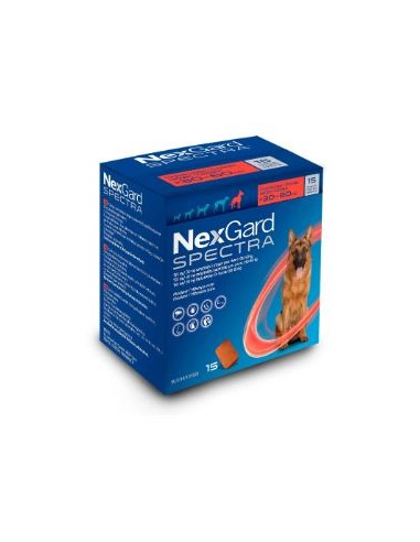 NEXGARD SPECTRA 30-60 KG 15 COMP 