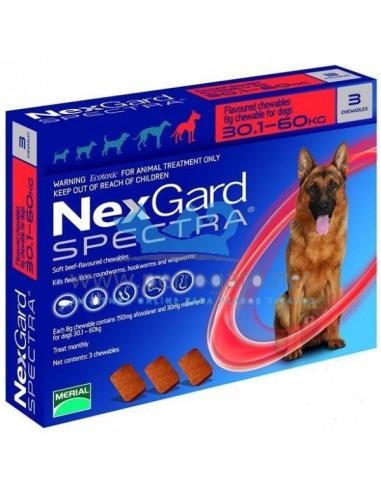 NEXGARD SPECTRA 30-60 KG 3 COMP 