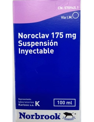 NOROCLAV 175 MG INY 100 ML 