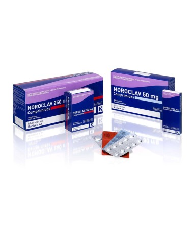 NOROCLAV 50 mg. 500 comp. 