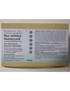 NUX VOMICA HOMACCORD 50X5ML ENVASE CLINICO