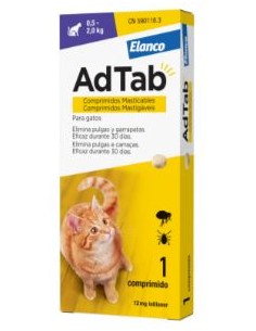 ADTAB GATO 12 MG (0,5-2 KG) 1 COMP 