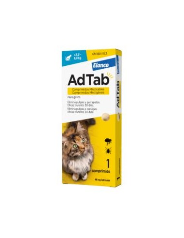 ADTAB GATO 48 MG (2-8 KG) 1 COMP 