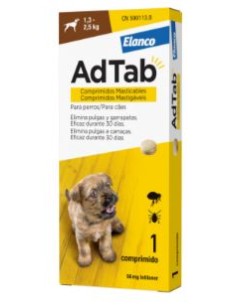 ADTAB PERRO 56 MG (1,3-2,5 KG) 1 COMP  